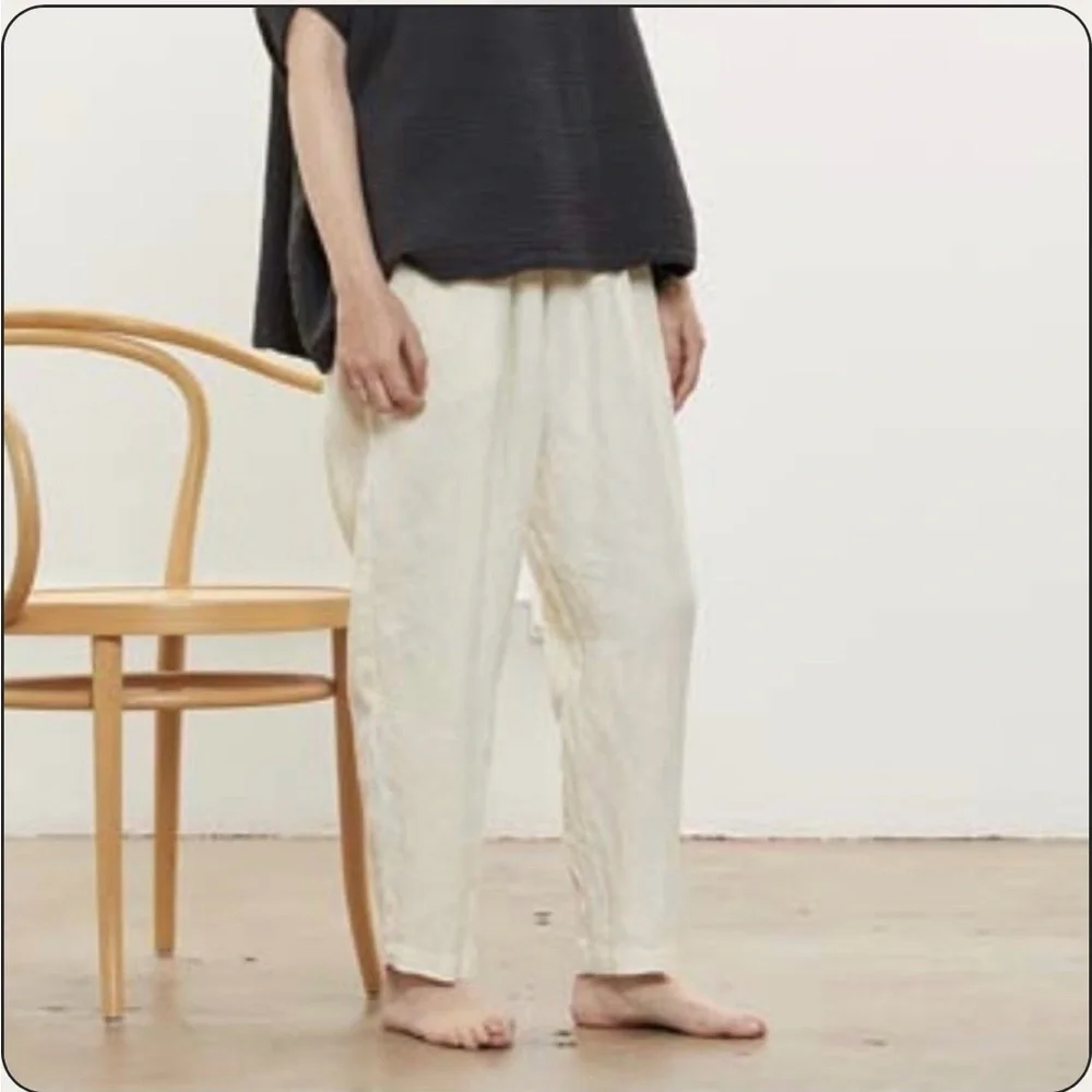 Black Crane Carpenter Pants - Cream - XS NWOT - Picture 9 of 10